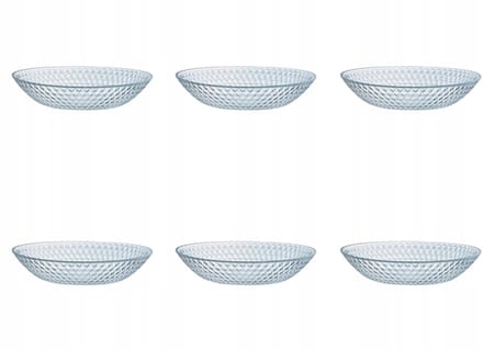 Luminarc Pampille Diepe Borden 20 cm - Set van 6 - Transparant glas