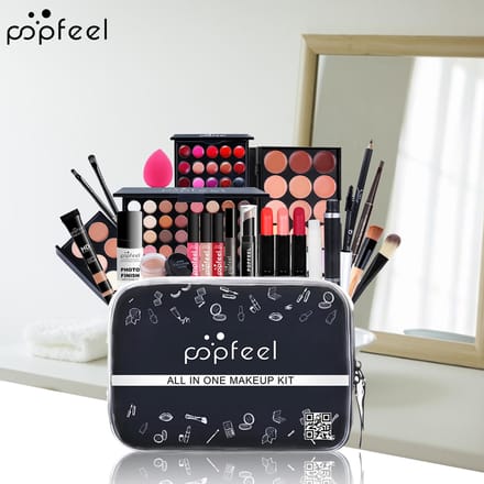 25 stks/set Make-up Kit Professionele Universele Volledige Set 25pcs/set gray