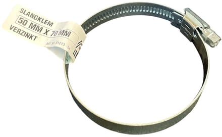 Deltafix slangklem - 50-70 mm - verzinkt staal W1 - 1 stuk