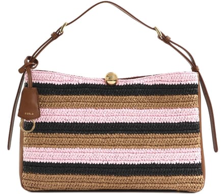 FURLA schoudertas Sfera Soft Shoulder Bag Toni Cognac veelkleurig