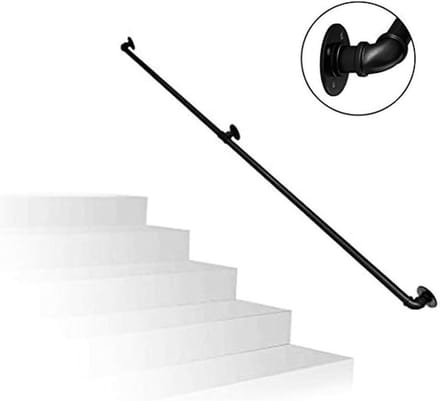 Trap Leuning - Wandbeugel - Veilig Traplopen - Stevig Ontwerp - 80cm - Zwart