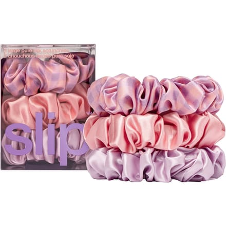 Slip Pure Silk Large Scrunchies Set Of 3 - Belleflower