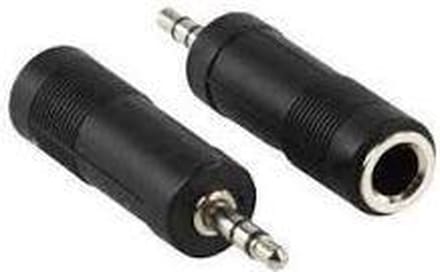 Jack Verloopstekker 3.5mm Male - Contra 6.3mm Female