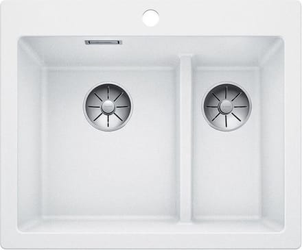 Blanco Pleon 6 Split 521693 opbouw spoelbak - wit