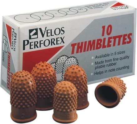 Velos telvingers nr. 00, diameter 14 mm, pak van 10 stuks 10 stuks