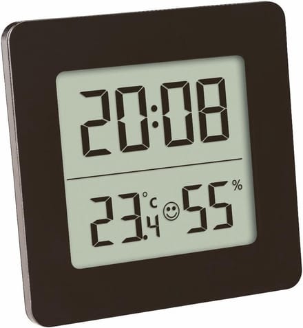 Digitale Thermo-Hygrometer voor Binnenklimaat met Tijd, Datum en Alarm