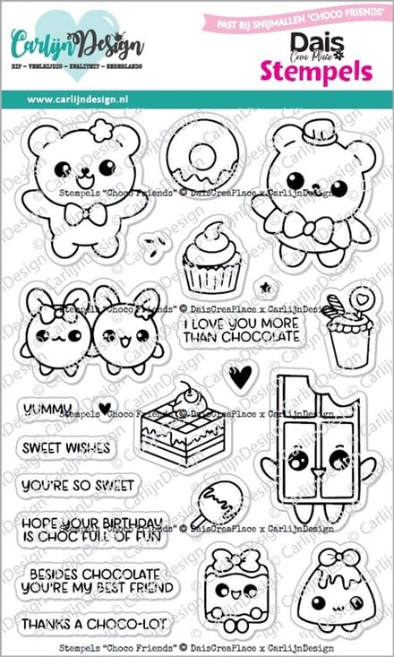 Stempels Choco Friends