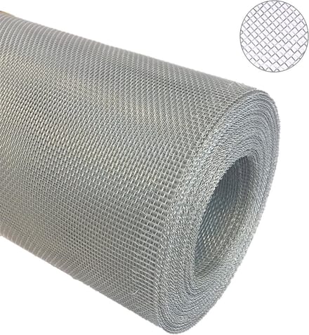 Aluminium insectengaas - 12,5 m x 0,8 m - Vliegen- en knaagdierbescherming