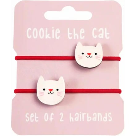 haarelastiek Rex London Cookie The Cat (x2)