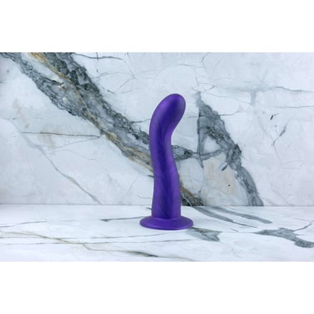 Ylva &amp; Dite | Handmade Violet Anal Dildo with Suction Cup | Swan