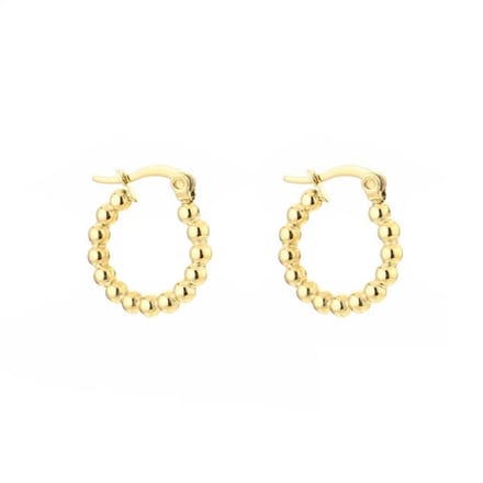 Bijoutheek Oorring Balls Goud