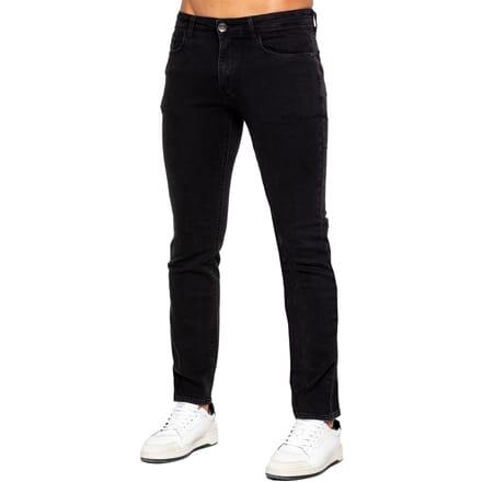 ETO | Heren Rechte Benen Jeans - Zwart