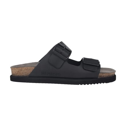 Mephisto Nerio - heren sandaal - Zwart - maat 39 (EU) 6 (UK)