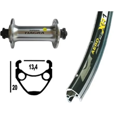 Achterwiel Exal Winora Xr-1 32 Tr.Sh.Tiagra Blo.Ra. 700C