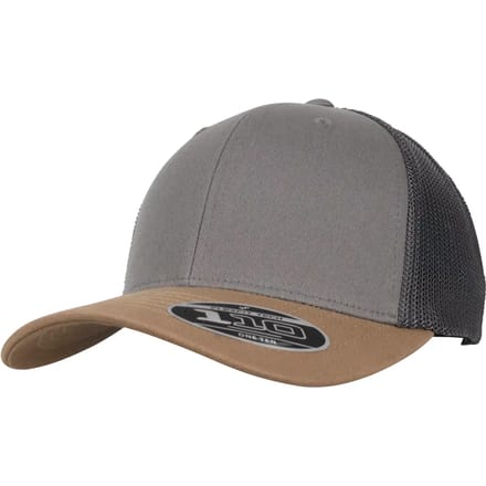 Flexfit - 110 Trucker earth tones one size Trucker pet - Grijs