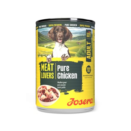Josera Meatlovers Pure 12 x 400 g Hondenvoer - Kip (nieuw Design)