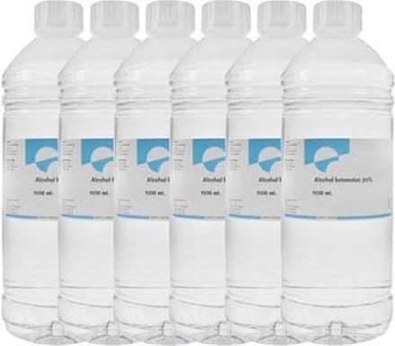 Chempropack Alcohol Ketonatus 70%  6 stuks x 1000 ml