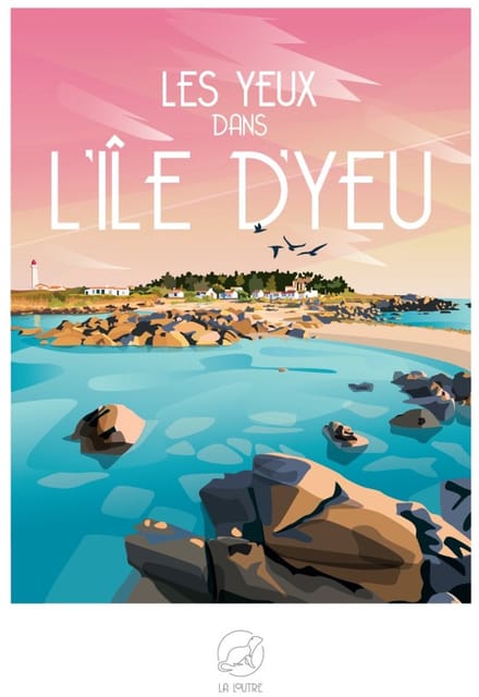 La Loutre puzzel eiland Les Yeux dans l'ÎLE D'YEU 1000 stukjes.