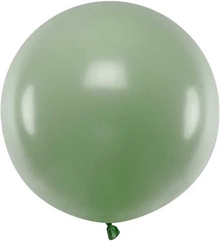 Partydeco - Ballonnen latex - Rosemary green Eucalyptus 100 cm (per stuk)