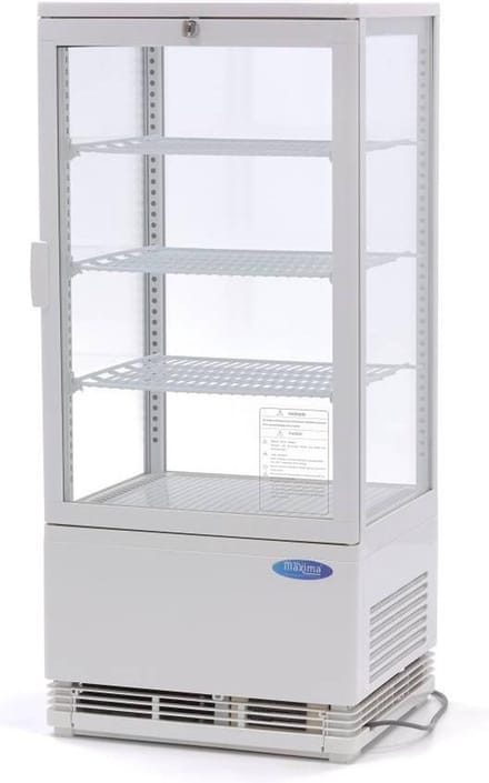 Mini Koelvitrine - 78 L - 43 cm - Wit