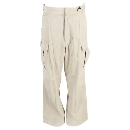 Prada Pinwale broek in ecru corduroy