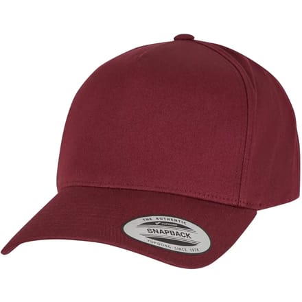 Flexfit - 5-Panel Curved Classic Snapback Pet - Rood