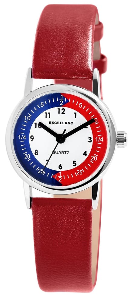 EXCELLANC Excellanc kinderhorloge van Echtleder, leerhorloge voor kinderen