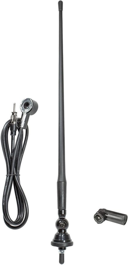 Universele Rubberen Autoantenne AM/FM Hoog Flexibel met Lange Kabel