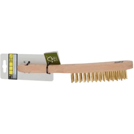 Sencys Staalborstel Messing 4 Rijen