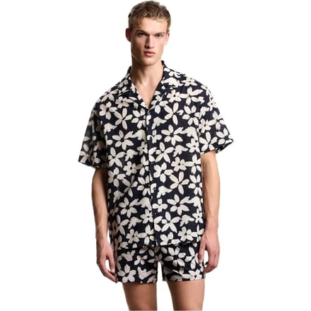 Emporio Armani herenhemd met bloemenprint