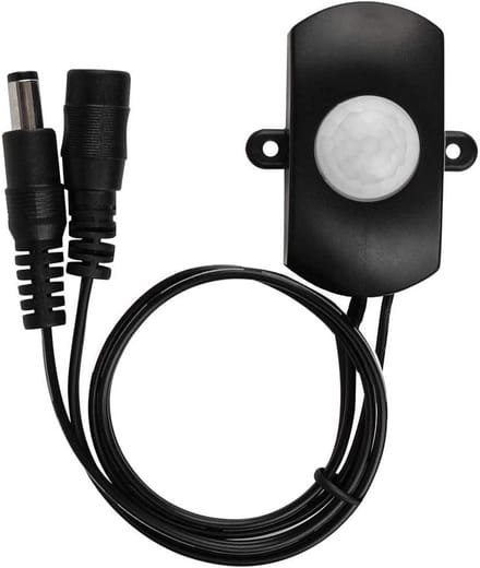 Bewegingssensor Schakelaar 5V-24V voor LED Strips - PIR Sensor met Timer en Kabel