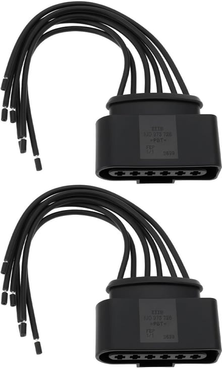 Dailygoods - 2x 6-Pin Auto Connector Reparatie Kit voor Diverse Auto's