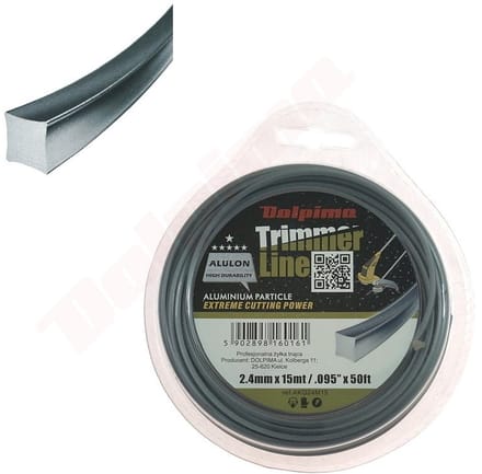 Maaidraad ALULON SQUARE 2,4MM/ 15M Merk BPC Parts