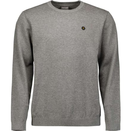 No Excess Pullover crewneck 2 coloured melang grey melange