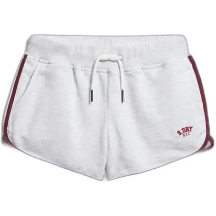 Superdry Athletic Essentials Retroshort Light Grey Grootte: 38