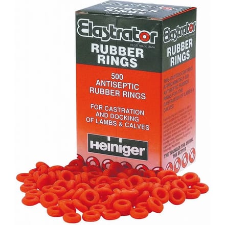 Rubberen ringen Heiniger Elastrator (x500)