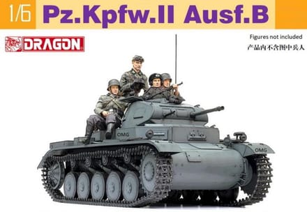 Dragon - Pz. Kpfw II Ausf. B. 1/6 (Dragon 75025) - modelbouwsets, Modelbouwpakket 1/6