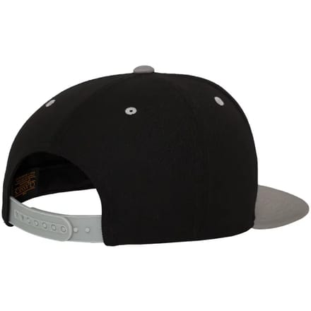 Flexfit - Classic Snapback Twee Kleuren Pet - Zwart / Zilver