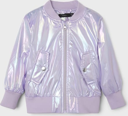 NAME IT NMFMOVIE BOMBER JACKET FOIL Meisjes Jas - Orchid Bloom - Maat 98