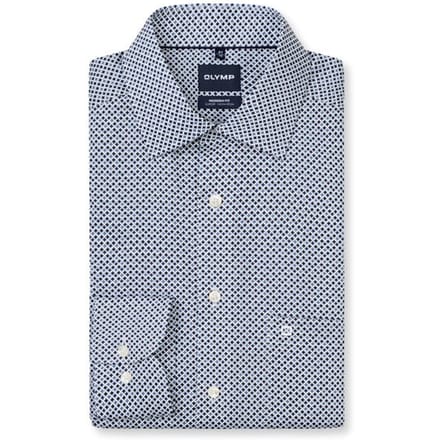 OLYMP Luxor Overhemd, Modern Fit, New Kent, Marineblauw