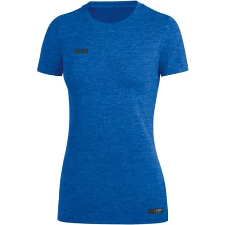 Jako Premium Basics T-Shirt Dames - Royal Gemeleerd | Maat: 42