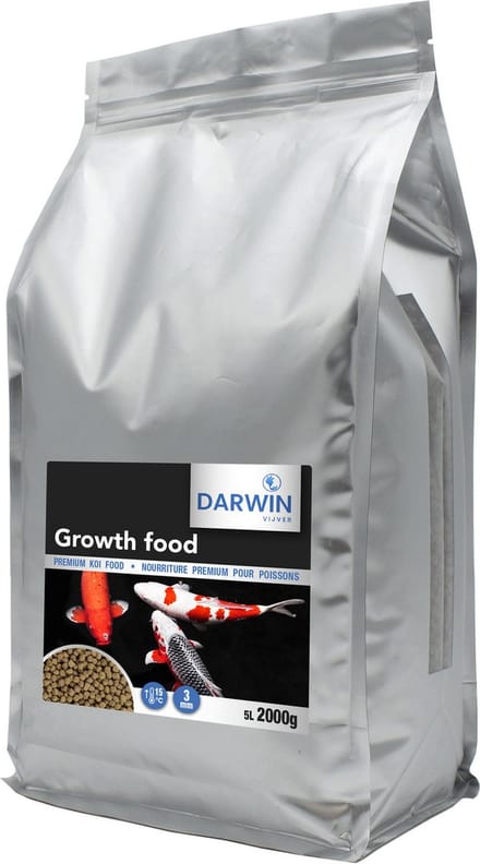 Darwin Premium Growth Food 3 mm - Vijvervoer - 5 l