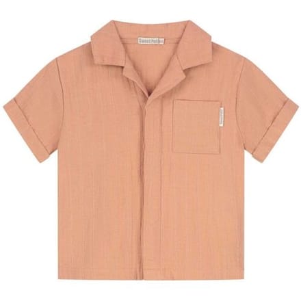 Sweet Petit baby blouse Orange Brown 56 heren