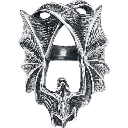 Alchemy Gothic - Gothic Ring - Stealth - zilverkleurig