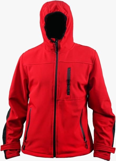 BTC32-SOFTSHELL- WERKJAS- OUTDOORJAS -RED-MEDIUM