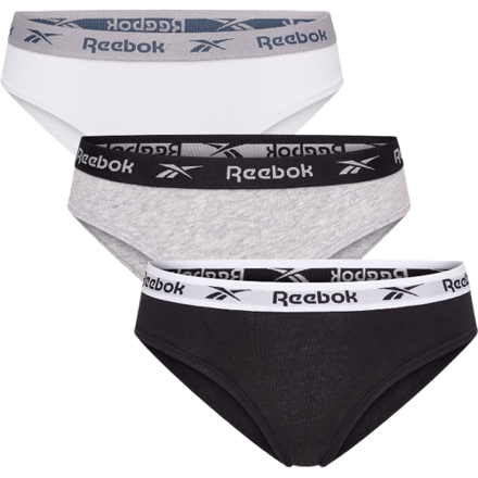 Reebok slips Carina zwart/wit/grijs gemêleerd S