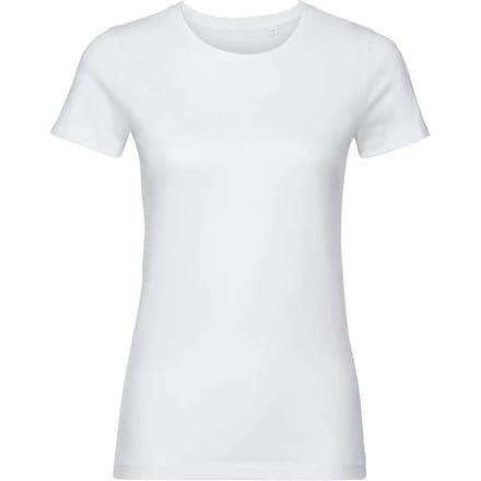 Dames-T-shirt Russell Athletic Pure Organic