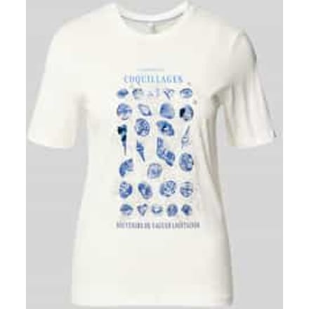 regular fit T-shirt van puur katoen model 'KITA'