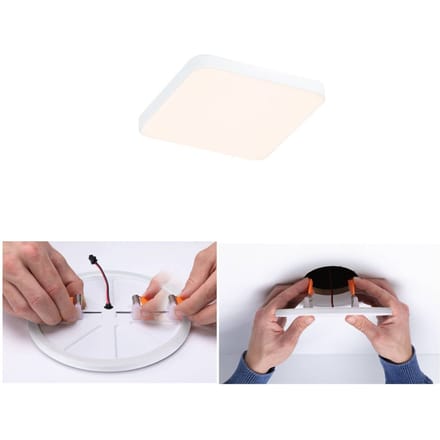 Paulmann Veluna Edge LED inbouw IP44 3000K 9x9cm