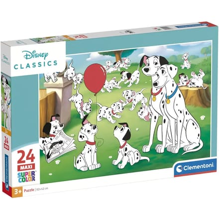 Clementoni - Puzzel - 24 Maxi Stukjes - Disney Dieren - Kinderpuzzel - Vanaf 3 jaar